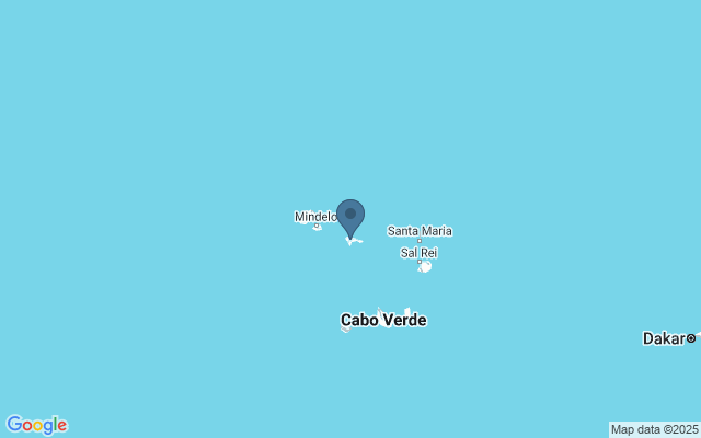Kaart met locatie Ribeira Brava